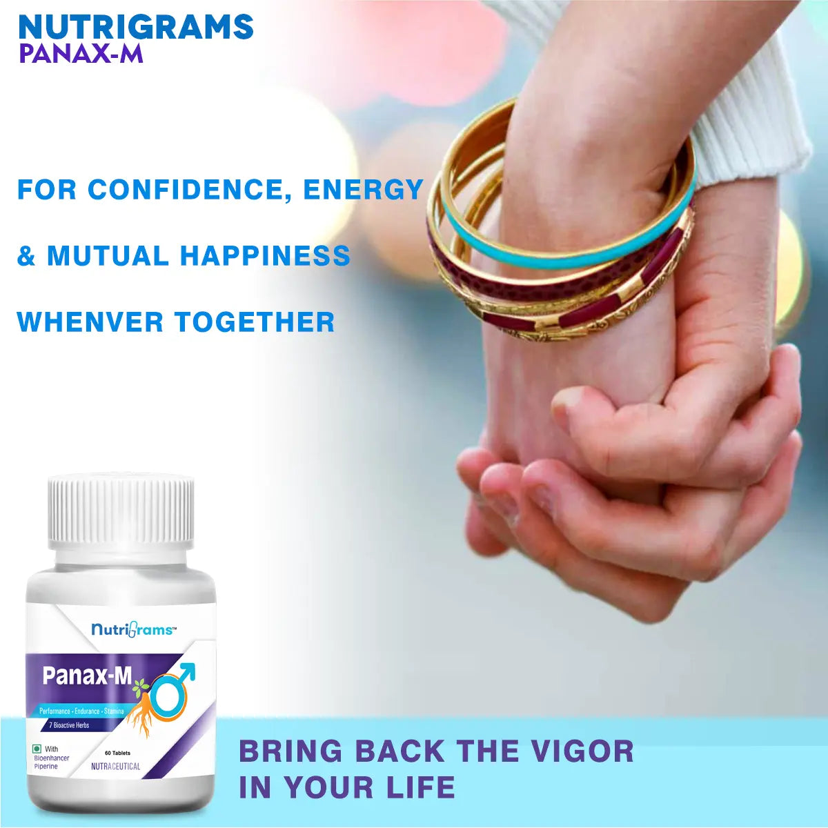 Panax-M: Energy Booster, Confidence and Performance Supplement for Men