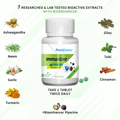 Immunizer: Herbal Immunity Booster for Adults Supplement