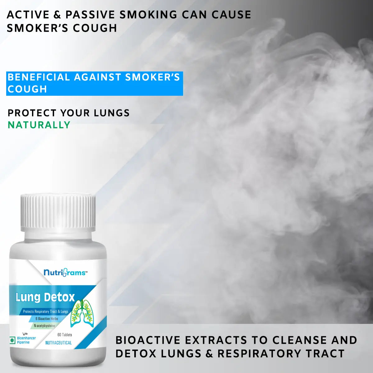 Lung Detox: Natural Cough Relief and Smokers Supplement